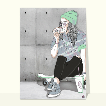 Skate et pizza : douceur d&eacute;contract&eacute;e