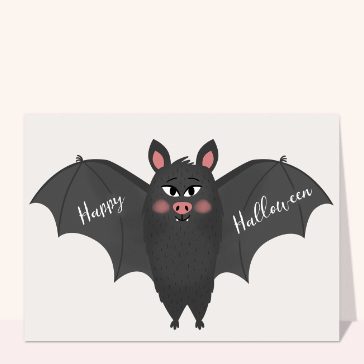 Chauve-souris joyeuse pour un Halloween fun