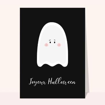 Fant&ocirc;me mignon pour un Halloween magique
