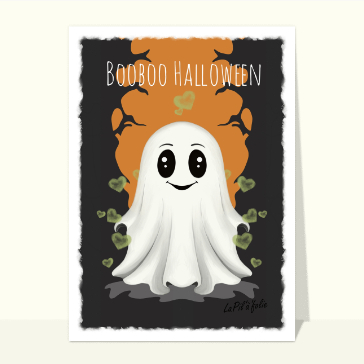 Fant&ocirc;me amical pour un Halloween joyeux