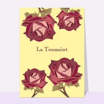 Roses &eacute;l&eacute;gantes pour honorer la m&eacute;moire