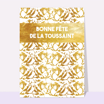 &Eacute;clat dor&eacute; pour c&eacute;l&eacute;brer la Toussaint