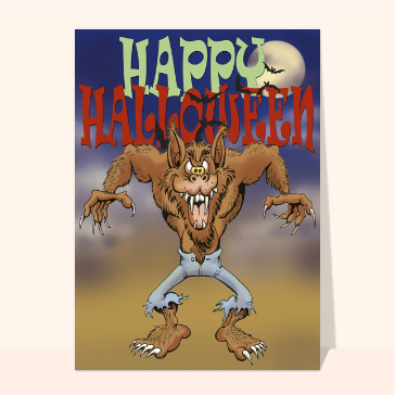 Loup-garou terrifiant pour Halloween