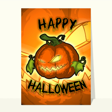 Citrouille malicieuse pour Halloween
