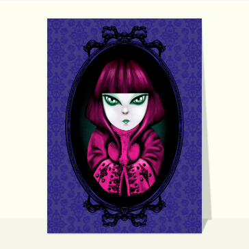 Portrait gothique pour Halloween