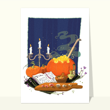 Citrouille enchant&eacute;e et potions myst&eacute;rieuses