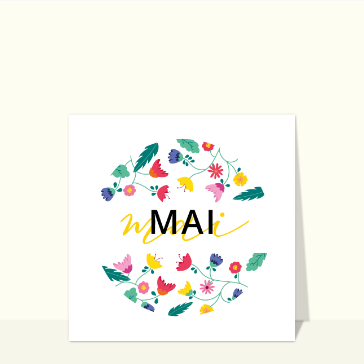 Fleurs color&eacute;es pour c&eacute;l&eacute;brer le mois de mai