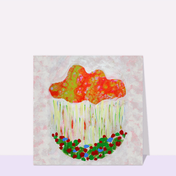 Nuages color&eacute;s sur fond printanier vibrant