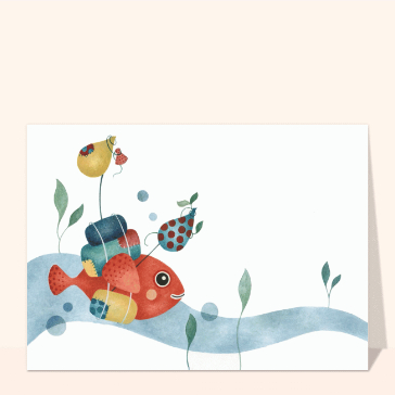 Poisson voyageur aux couleurs d'&eacute;t&eacute;
