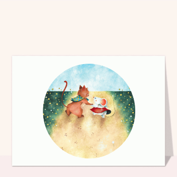 Les aventures estivales du chat et de la souris