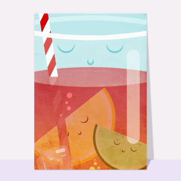 Cocktail fruit&eacute; pour un &eacute;t&eacute; rafra&icirc;chissant