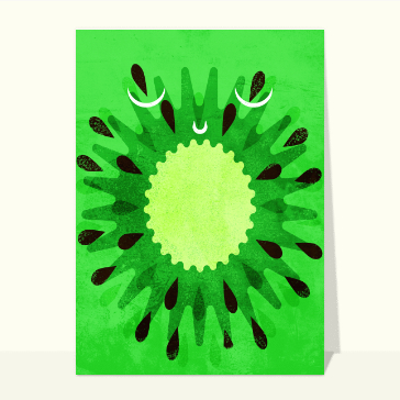 Rayon de soleil et motifs estivaux lumineux