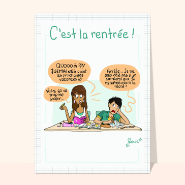 Au secours, c'est la rentr&eacute;e !