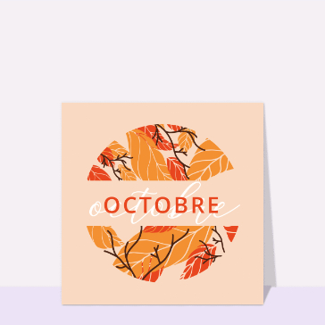 Octobre aux feuilles dor&eacute;es et vibrantes