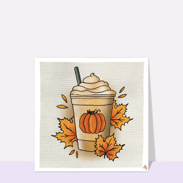 Savourez un caf&eacute; aux &eacute;pices d'automne