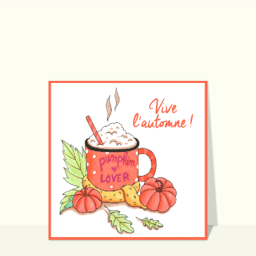 Pumpkin lover, r&eacute;chauffe l'automne !