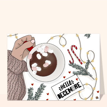 Chocolat chaud et douceur de d&eacute;cembre