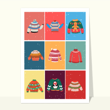 Pulls de No&euml;l festifs et chaleureux