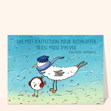 Un mot d'affection pour l'hiver chaleureux