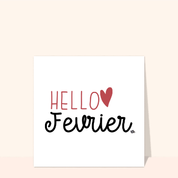 Hello F&eacute;vrier sous un ciel d'hiver doux