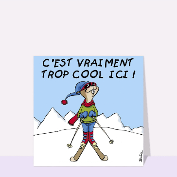Ski humoristique et animations hivernales