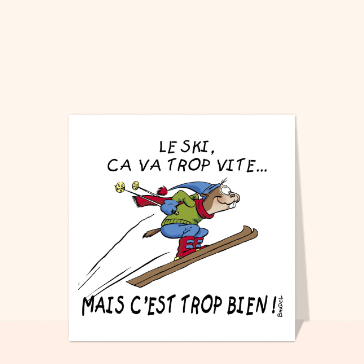 Ski et frissons : une descente joyeuse