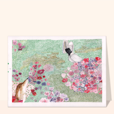 Balade printani&egrave;re au milieu des fleurs