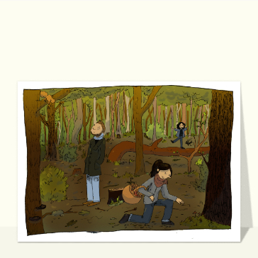 Promenade en for&ecirc;t au d&eacute;but du printemps