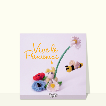 Fleurs de printemps en douce harmonie