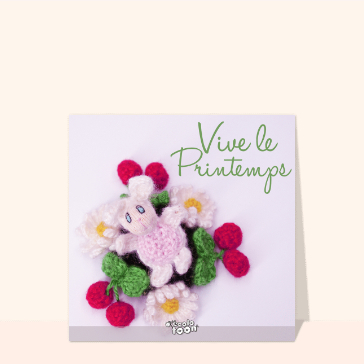 Vive le Printemps avec fleurs et douceur