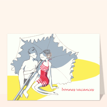 Moments de douceur sous le parasol