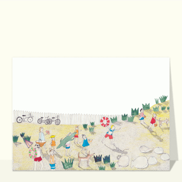 Soleil, jeux et rires &agrave; la plage