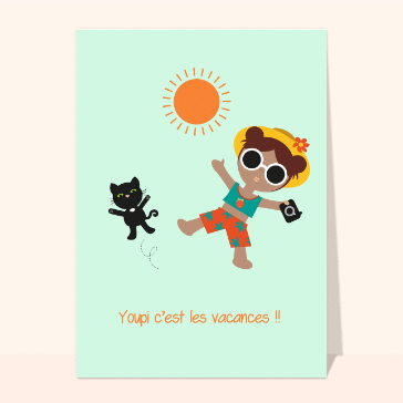 Vacances enjou&eacute;es sous le soleil d'ao&ucirc;t