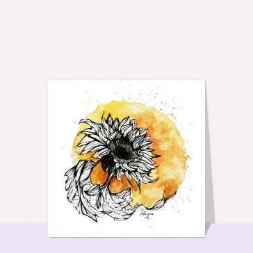 Tournesol lumineux pour des vacances estivales