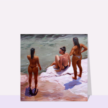Plage, soleil et moments entre amies