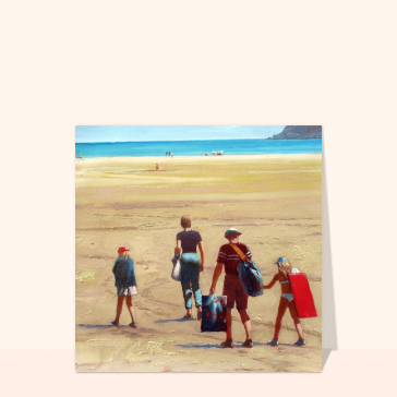 Voyage en famille vers la plage d'&eacute;t&eacute;