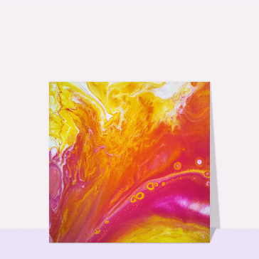 Explosion de couleurs vives et artistiques
