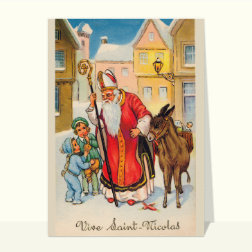 Saint Nicolas et les enfants &eacute;merveill&eacute;s