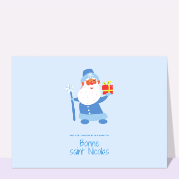 Saint Nicolas apporte joie et cadeaux festifs