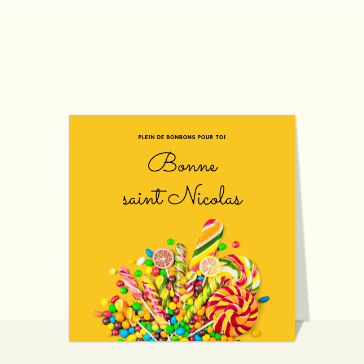 Bonbons color&eacute;s pour une Saint Nicolas joyeuse
