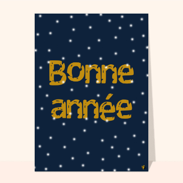Bonne ann&eacute;e 2026 sur fond &eacute;toil&eacute; dor&eacute;