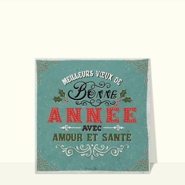 bonne ann&eacute;e 2026 avec amour et sant&eacute; 2026