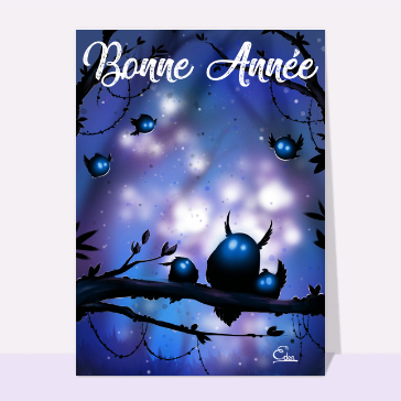 Oiseaux enchant&eacute;s pour une douce ann&eacute;e 2026