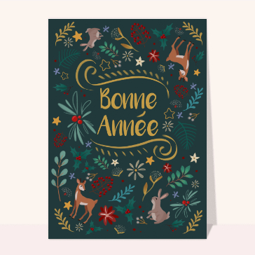 Animaux des bois pour une ann&eacute;e &eacute;panouie 2026