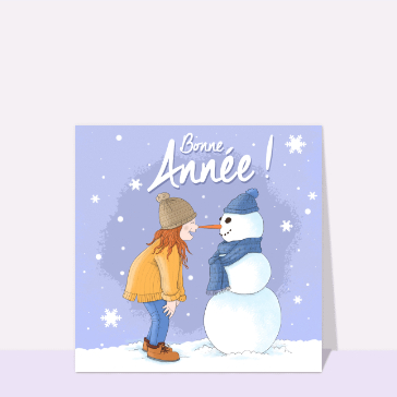 Bonhomme de neige joyeux pour 2026