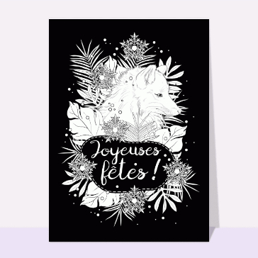 Renard &eacute;l&eacute;gant dans un d&eacute;cor f&eacute;erique