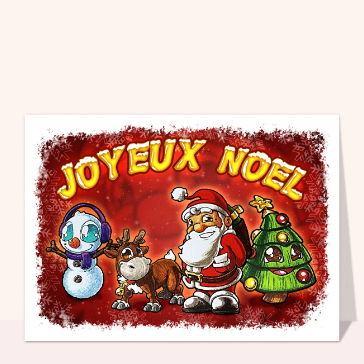 No&euml;l enchant&eacute; avec p&egrave;re No&euml;l et amis