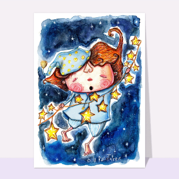 &Eacute;toiles scintillantes et r&ecirc;ve d'enfant
