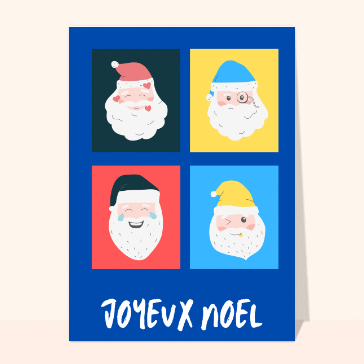 P&egrave;res No&euml;l color&eacute;s pour un No&euml;l joyeux