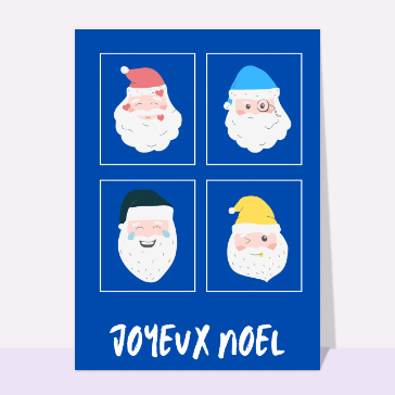 P&egrave;res No&euml;l color&eacute;s pour un No&euml;l joyeux